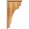 Ekena Millwork Pescadero Rough Sawn Corbel w/Backplate, Western Red Cedar, 8"W x 14"D x 26"H COR08X14X26PEC01RWR - alternate 3